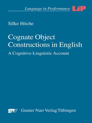 cover image of Cognate Object Constructions in English